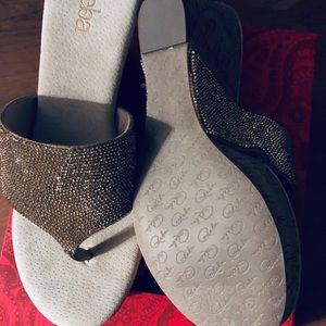 Reba Shoes - Reba 4 inch cork wedge. New never worn! Reba Shoes - Reba 4 inch cork wedge. New never worn!